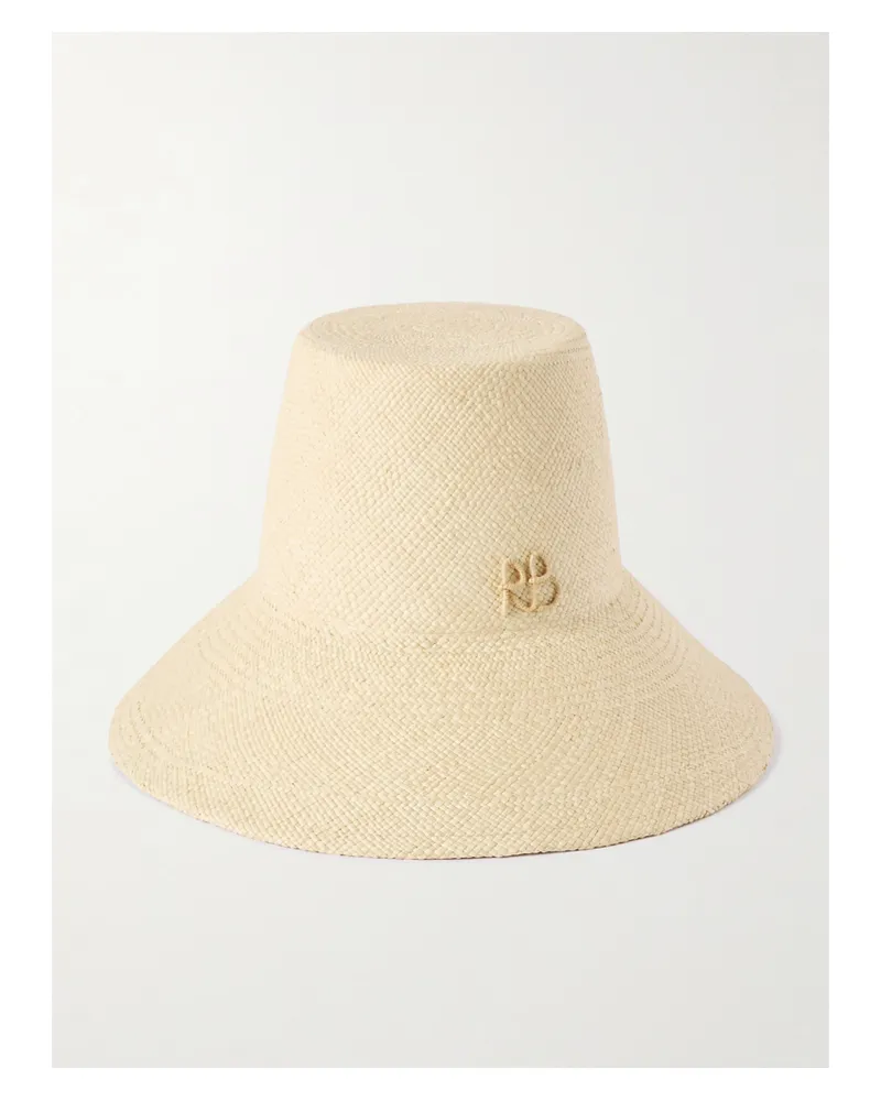 RUSLAN BAGINSKIY Fischerhut Aus Stroh - Neutral Neutral