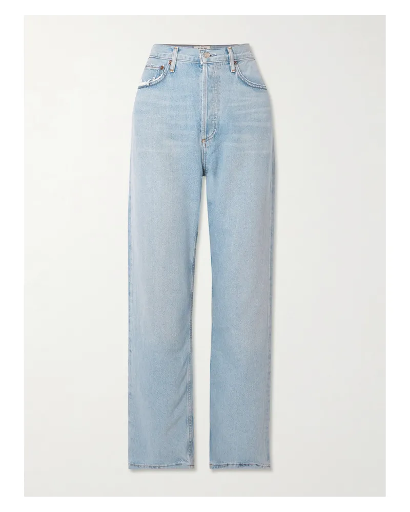 AGOLDE 90's Halbhohe Jeans Blau