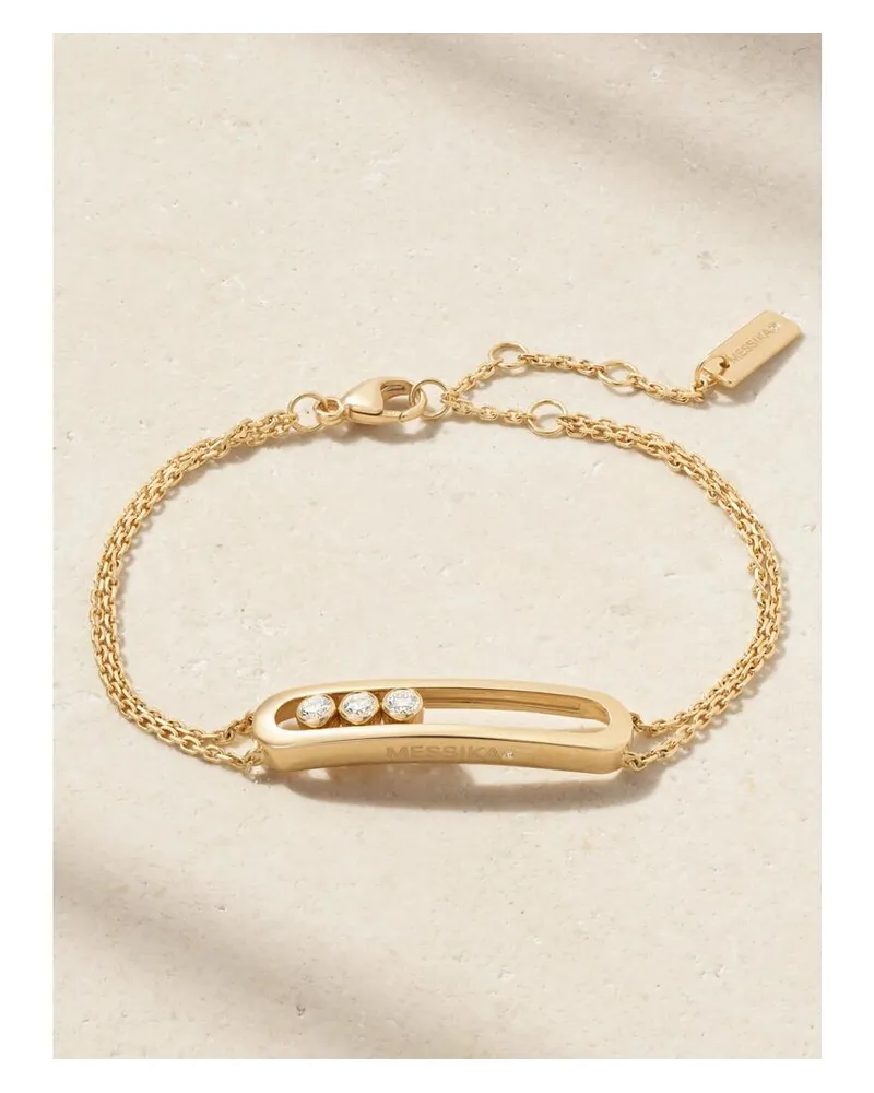 Messika Move Classique Armband Aus 18 Karat Gold Mit Diamanten Gold