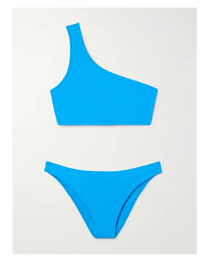 LIDO Trentadue Asymmetrischer Bikini - Blau Blau