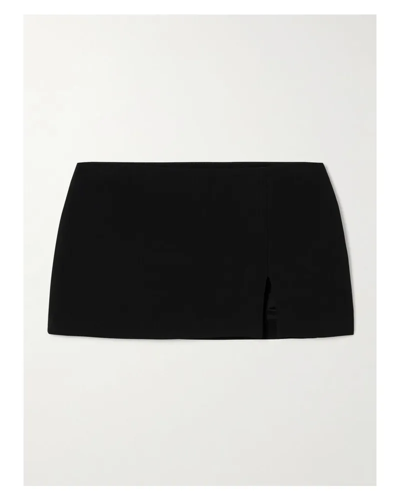 Acne Studios Minirock Aus Crêpe - Schwarz Schwarz