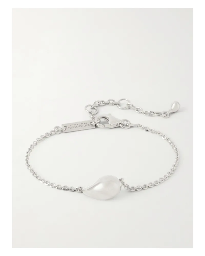 Bottega Veneta Silver Bracelet Silver