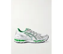Kith Gel-kayano 12.1 Mesh And Metallic Rubber Sneakers - Silver