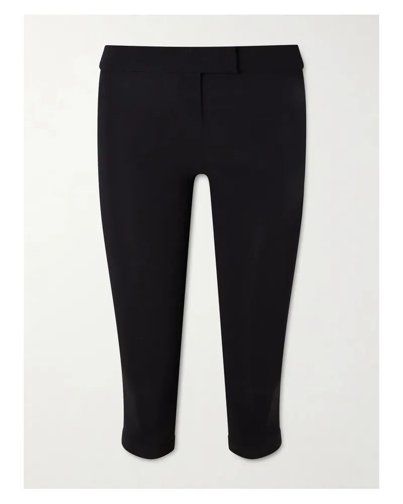 Magda Butrym Caprihose Mit Engem Bein Aus Stretch-jersey - Schwarz Schwarz