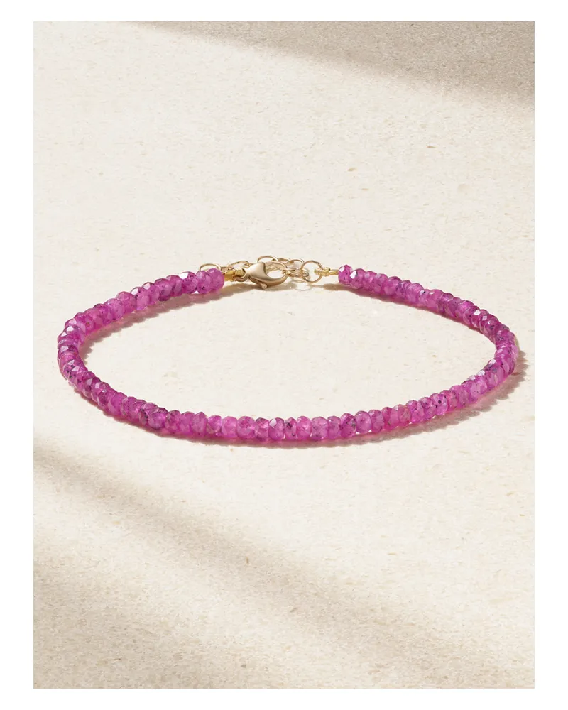 JIA JIA Star Armband Mit Saphiren Und Details Aus Gold - Lila Lila