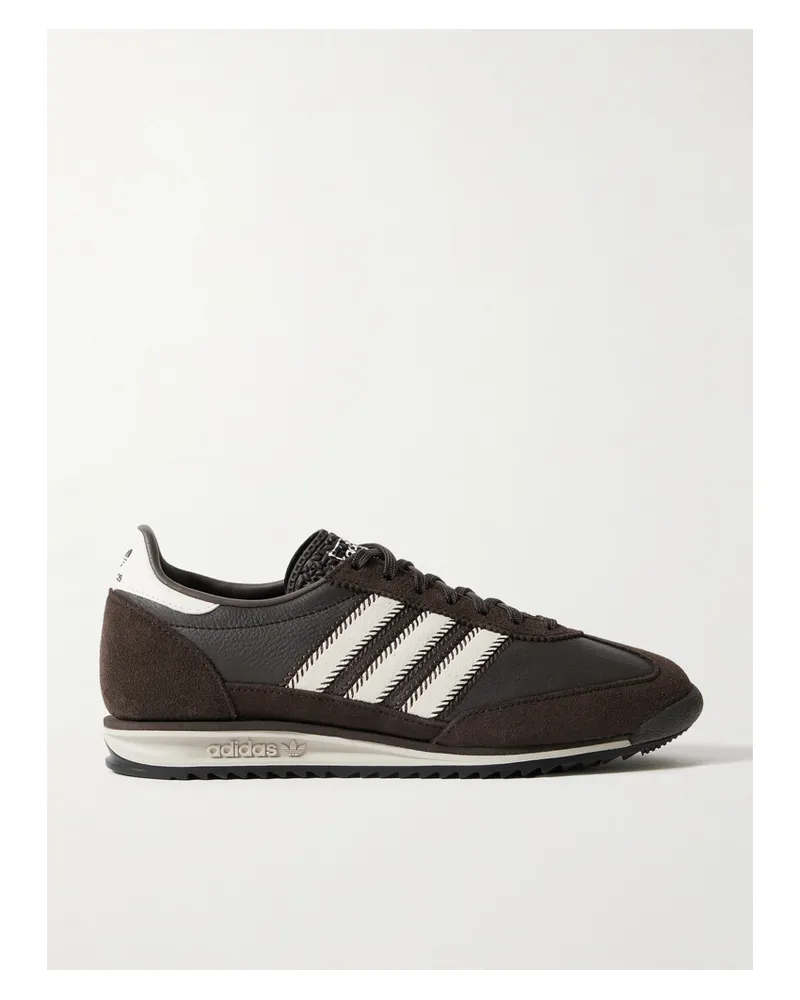 adidas Sl 72 Og Sneakers Aus Veloursleder Und Leder - Braun Braun
