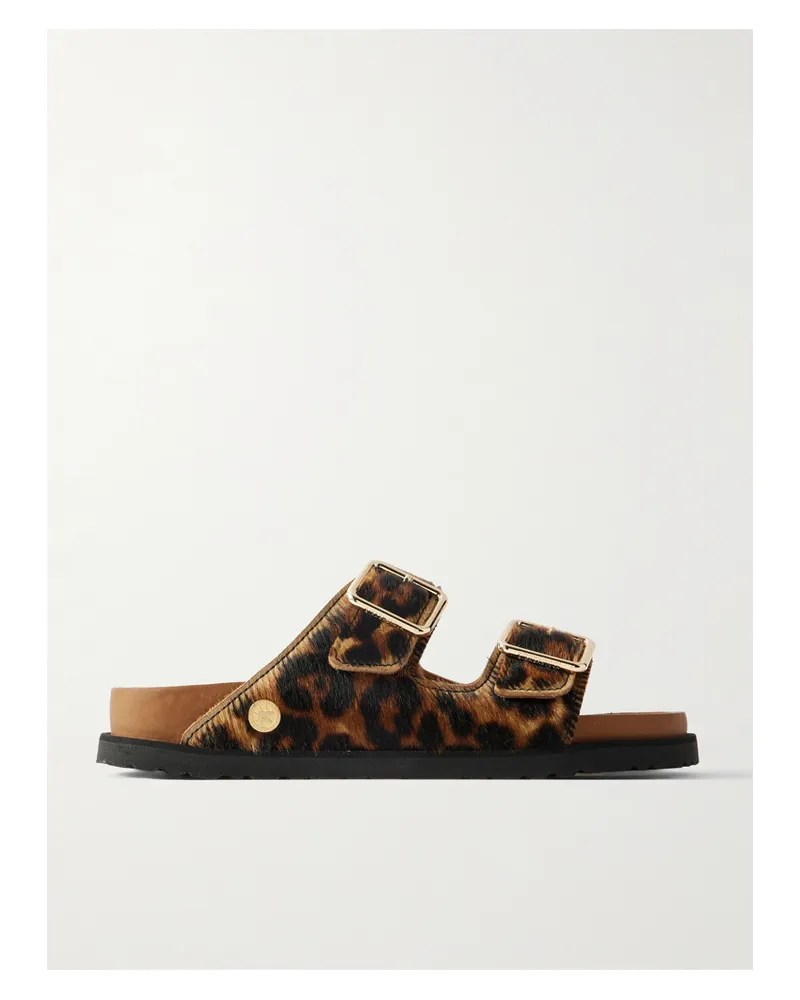 Birkenstock Arizona Calf Hair Sandals - Animal Print Animal