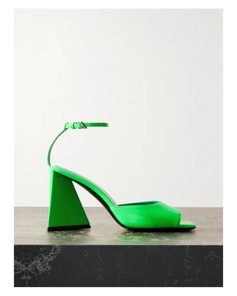 ATTICO Piper Sandalen Aus Leder - Grün Grün