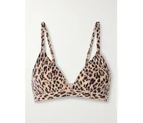 Fits Everybody Triangle Bralette – Sienna Jaguar Print – Triangel-bh - Animal-Print