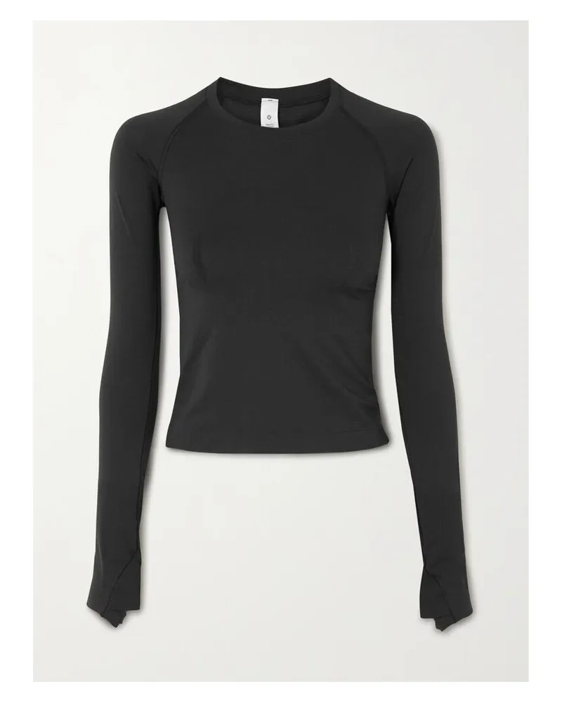 LULULEMON Swiftly Tech 2.0 Oberteil Von Stretch-material - Schwarz Schwarz