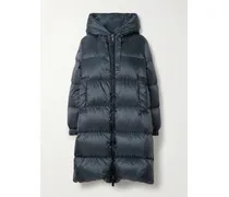 Sei Daunenjacke Aus Gestepptem Shell Mit Kapuze - Blau