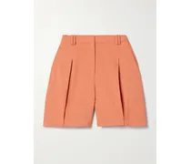 Net Sustain Shorts aus Crêpe mit Falten
