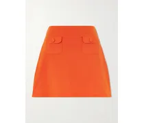 Maritime Stretch-jersey Mini Skirt - Red