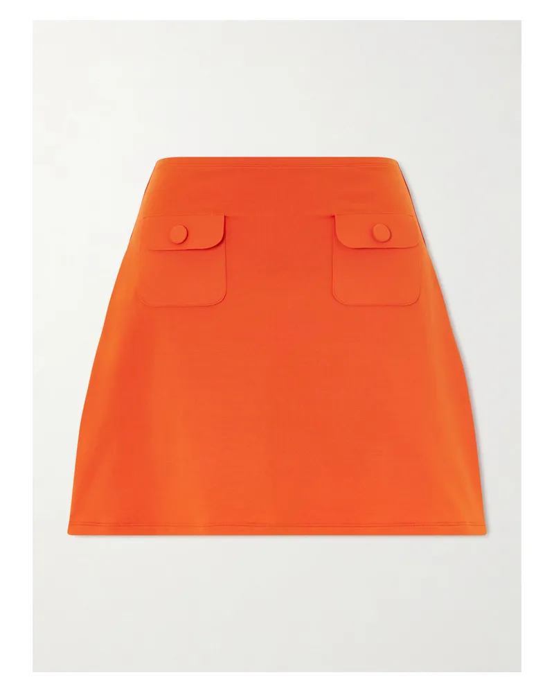 Eres Maritime Stretch-jersey Mini Skirt - Red Red