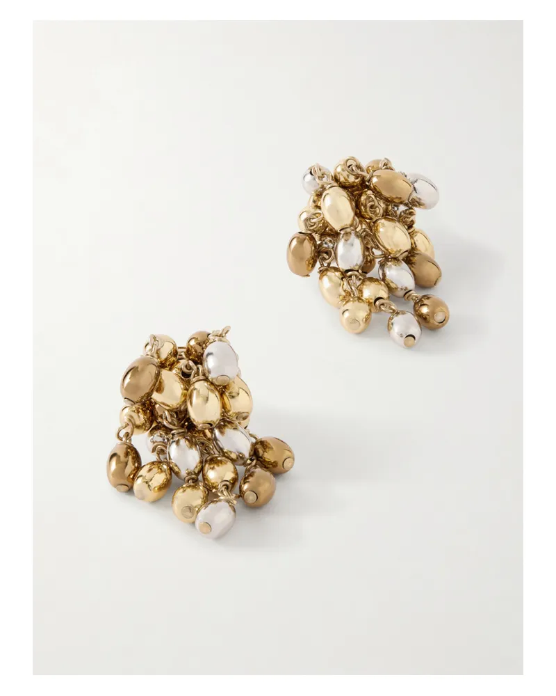 Christophe Lemaire Seeds Gold And Silver-tone Earrings Gold