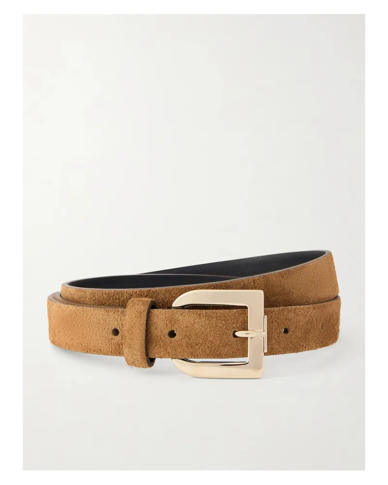 Tom Ford Gürtel Aus Veloursleder - Braun Braun