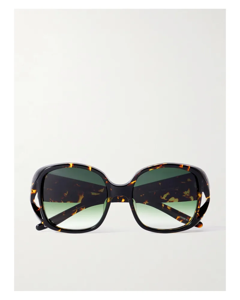 Barton Perreira 007 Round-frame Tortoiseshell Acetate Sunglasses Tortoiseshell
