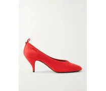 Tina 65 Mm Denim Pumps - Red