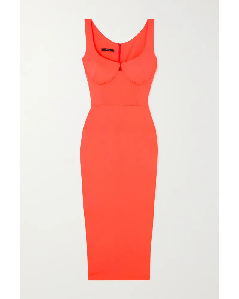 Alex Perry Alden Midikleid Aus Stretch-jersey - Pink Pink