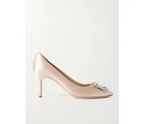 Hangisi 70 Pumps Aus Satin Mit Kristallen - Neutral