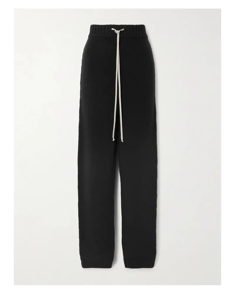 Rick Owens Jogginghose Aus Kaschmir - Schwarz Schwarz