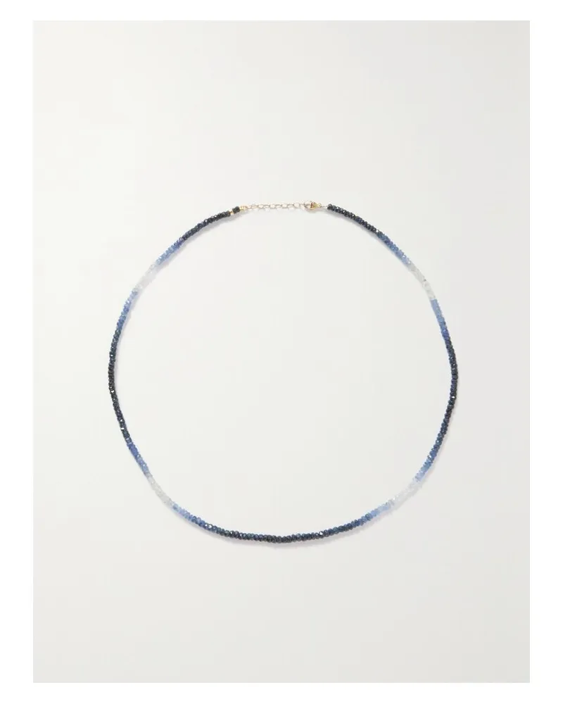 JIA JIA Kette Mit Saphiren Und Details Aus Gold - Blau Blau
