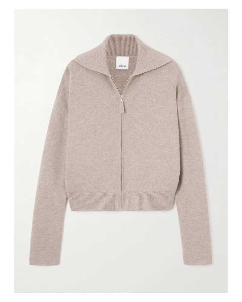 ALLUDE Cardigan Aus Einer Woll-kaschmirmischung - Neutral Neutral