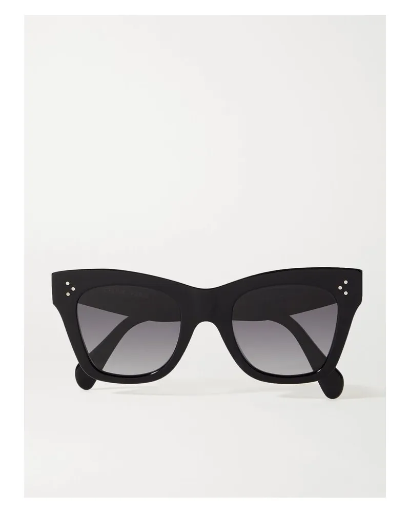 Celine Oversized-sonnenbrille Mit Cat-eye-rahmen Aus Azetat - Schwarz Schwarz