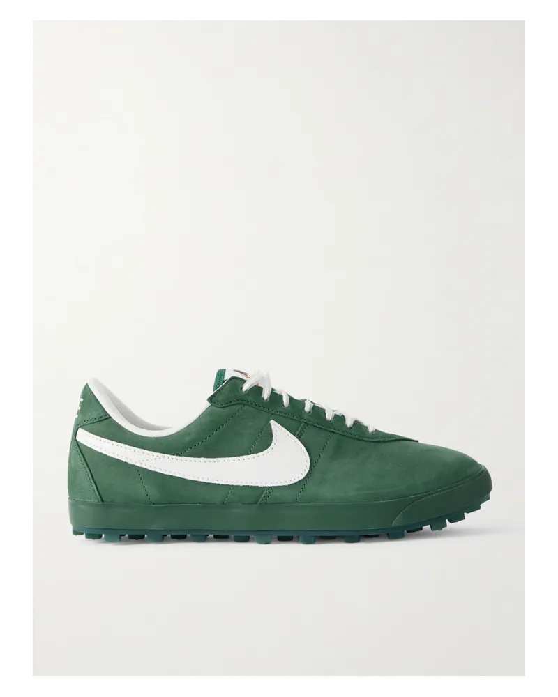 Nike Astrograbber Sneakers Aus Nubukleder Mit Lederbesätzen - Grün Grün