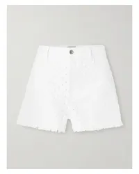 Isabel Marant Lesia Jeansshorts Weiß