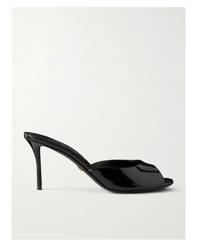 Dolce & Gabbana Patent-leather Sandals - Black Black