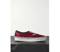 Vans Authentic Sneakers Aus Kariertem Canvas - Rot