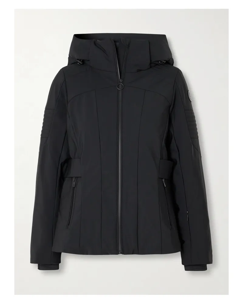 FUSALP Katarina Skijacke Aus Shell Mit Kapuze - Schwarz Schwarz