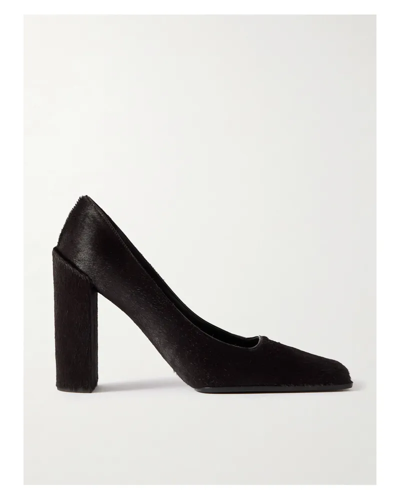 Alaïa 90 Pumps Aus Kalbshaar - Schwarz Schwarz