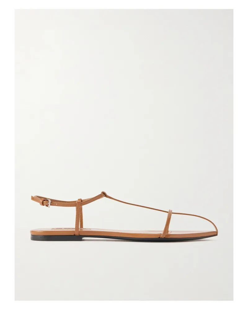 Jil Sander Cage Sandalen Aus Leder - Braun Braun