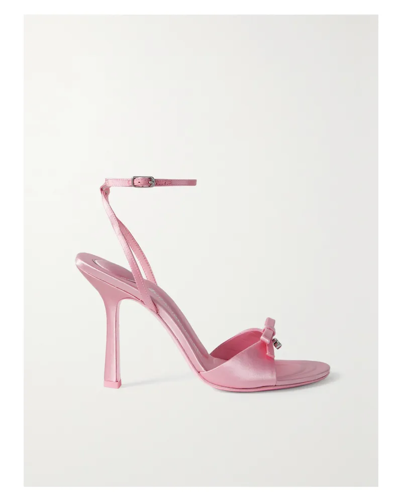 Alexander Wang Dahlia Sandalen Aus Satin Mit Verzierungen - Pink Pink