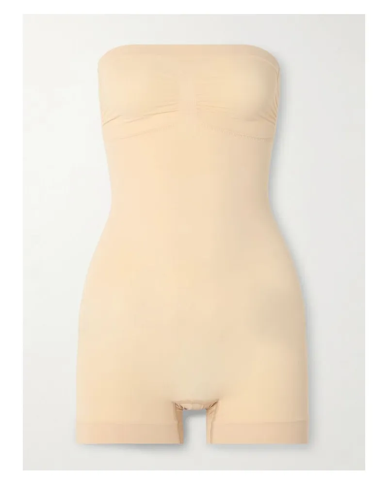 SKIMS Seamless Sculpt Shortie Bodysuit – Sand – Body - Neutral Neutral