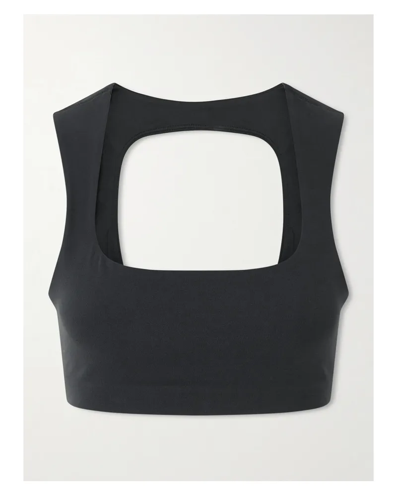 Nike Zenvy Sport-bh Aus Dri-fit-infinasoft-material - Grau Grau