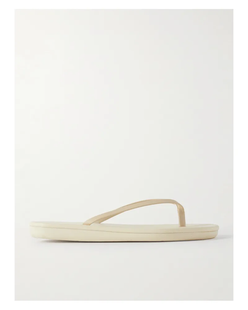 Ancient Greek Sandals Saionara Leather Flip Flops - Off-white Off-white