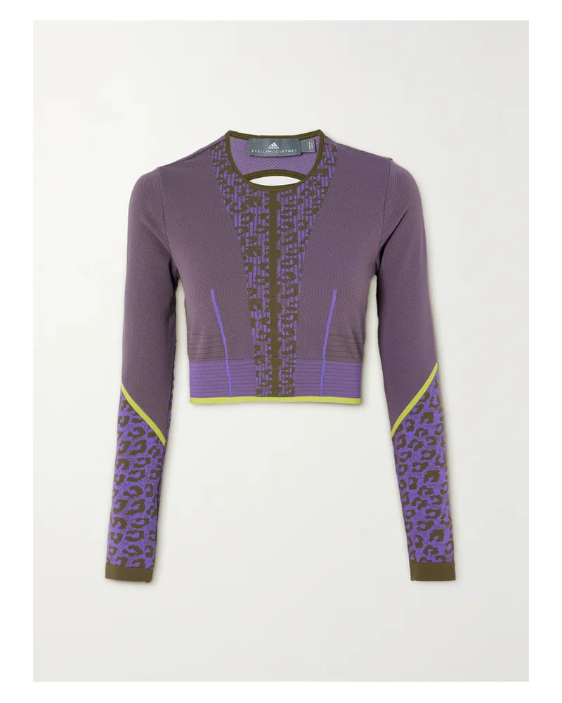 adidas Truestrength Oberteil Aus Recycelten Stretch-material Mit Rückenausschnitt - Lila Lila