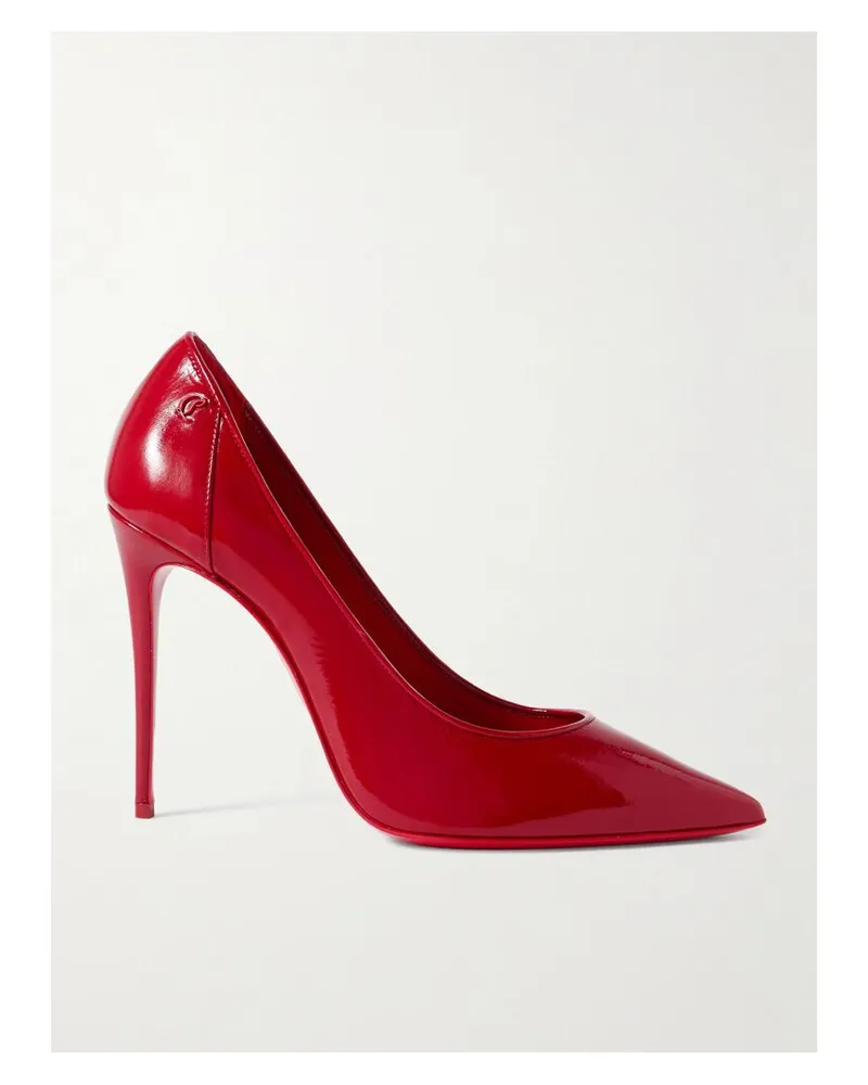 Christian Louboutin Sporty Kate 100 Pumps Aus Lackleder - Rot Rot