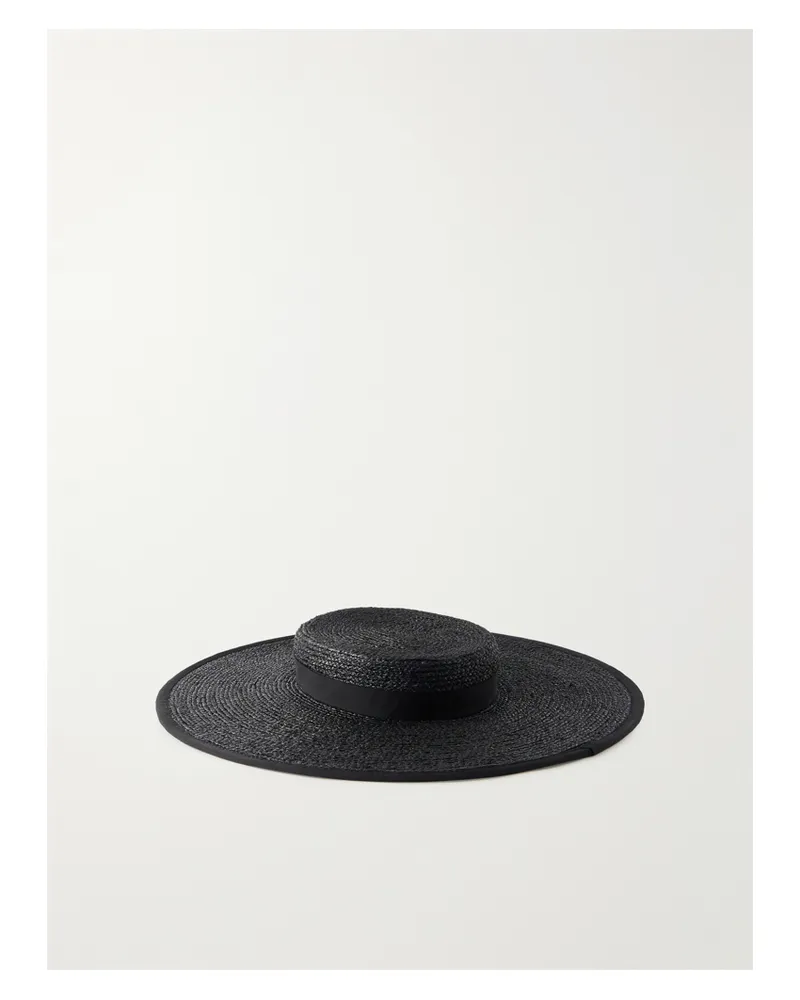 Gigi Burris Clairborne Straw Hat - Black Black