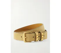 Embellished Suede Belt - Neutrals