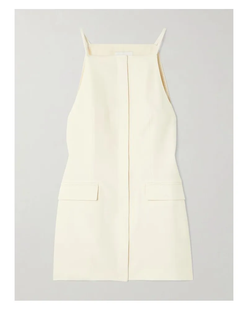 St. Agni Minikleid Aus Twill - Wollweiß Wollweiß
