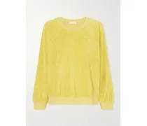 Samos Cotton-blend Terry Sweatshirt - Yellow