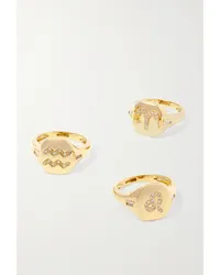 SHAY Zodiac Ring aus 18 Karat  mit Diamanten Gold