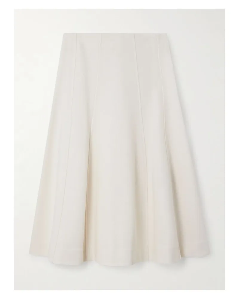 Jil Sander Midirock Aus Strick - Creme Creme