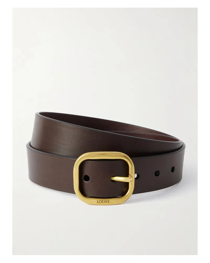 Loewe Gürtel Aus Leder - Braun Braun