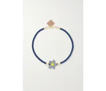 Flower Armband aus Leder