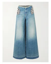 Stella McCartney Halbhohe Jeans Blau